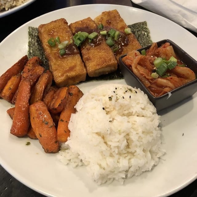 8. Tofu Teppanyaki Platter.