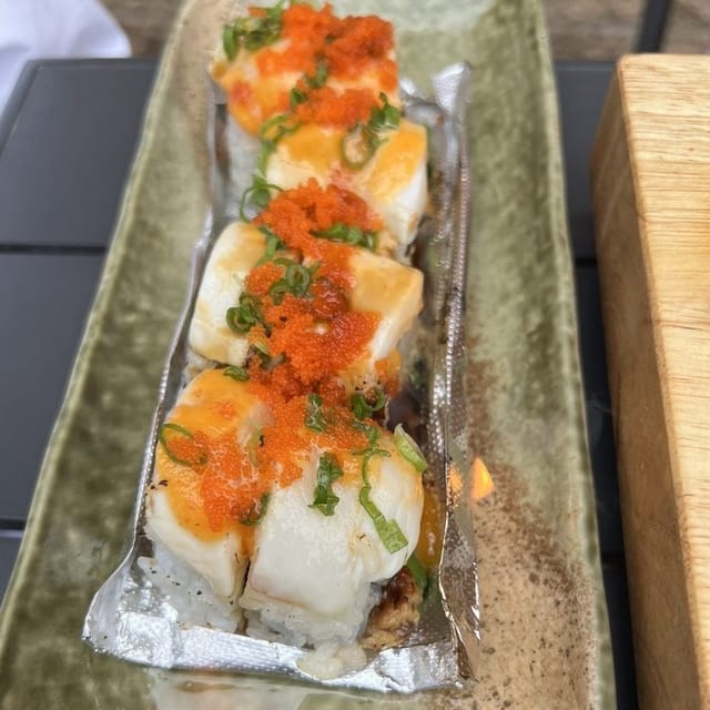 5. Miso on Fire Roll.