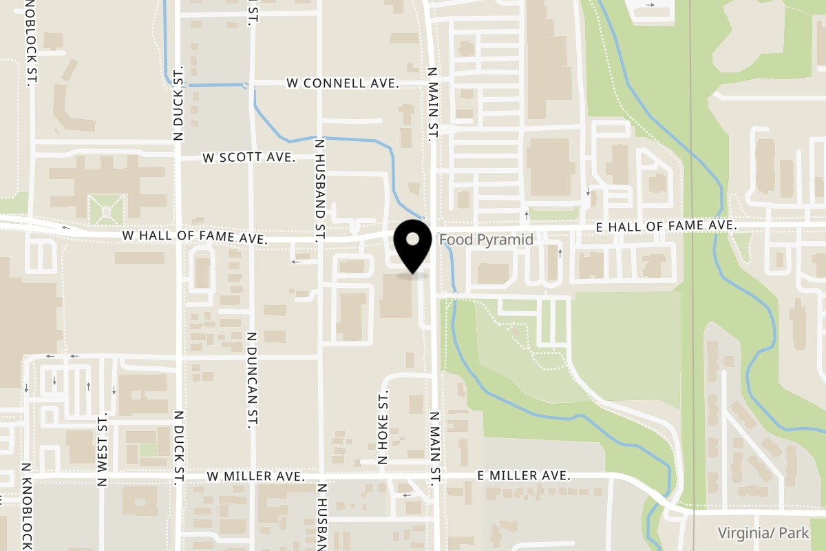 Map showing the location of Miso on 316 N Main St C in Stillwater